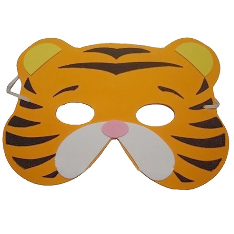 JX-LCLYL 10x Funny EVA Children Animal Masks Kid Birthday Party Woodland Farm Dress Prop