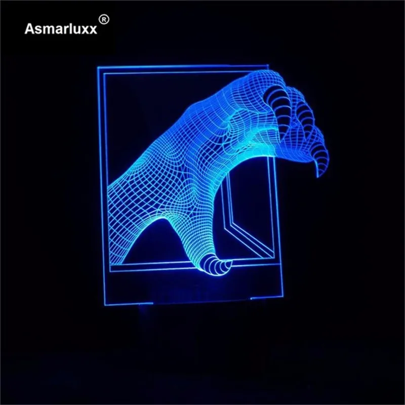 Asmarluxx Claw 3d led lamp0007