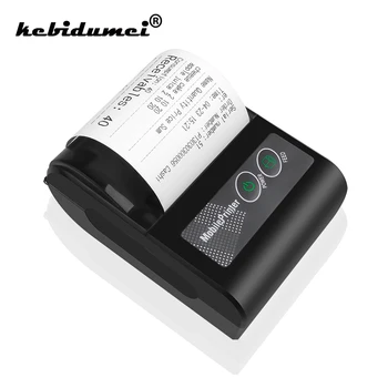 

kebidumei Mini Bluetooth Printer Thermal Printer Pocket Portable Ticket Receipt USB Wireless For Windows Android IOS mini 58mm