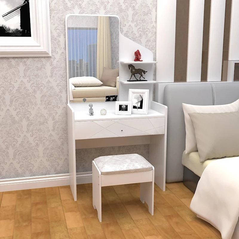 Простой современный комод с белой краской, большой размер, для квартиры, спальни, комод, туалетный шкаф, модный сад