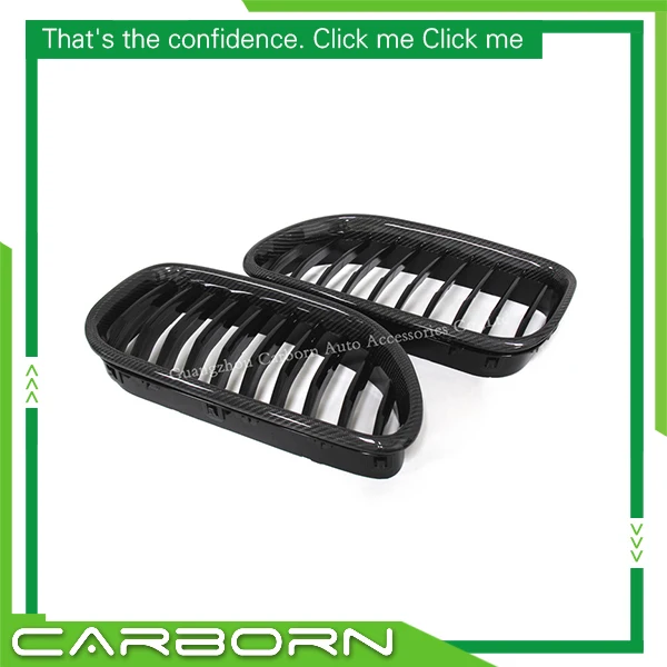 

For BMW 6 Series F06 F12 F13 & M Series F06 F12 F13 M6 2012-2016 Carbon Fiber Kidney Grille Front Grille Overlay