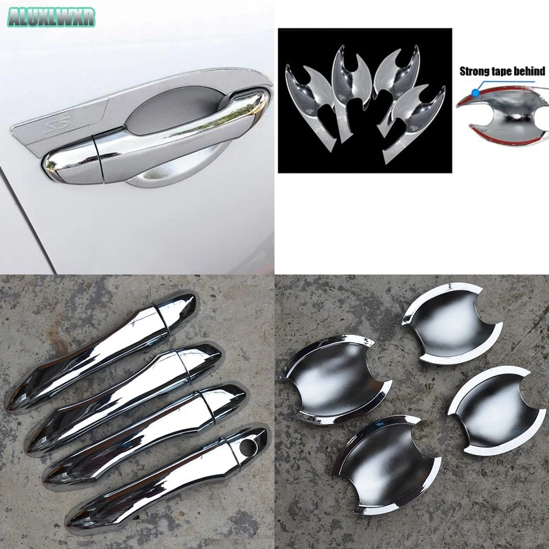 

car-styling Fit For JAC S5 2013 to 2019 Door Handle bowl cover ABS outside handle cover for Exterior CAR car Accessories