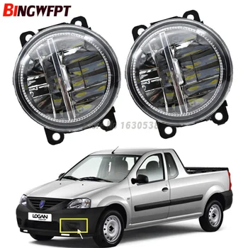 

2pcs/Set Car Styling For Dacia Logan Pickup US 2008 -2010 Led Fog Lights High Brightness white Fog Lamps 12V H11