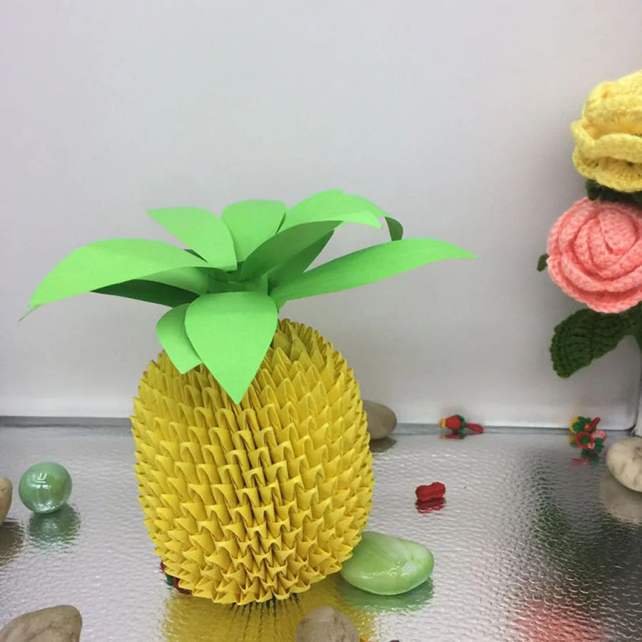 origami paper diy pineapple fruit scrapbooking paper set scrapbook