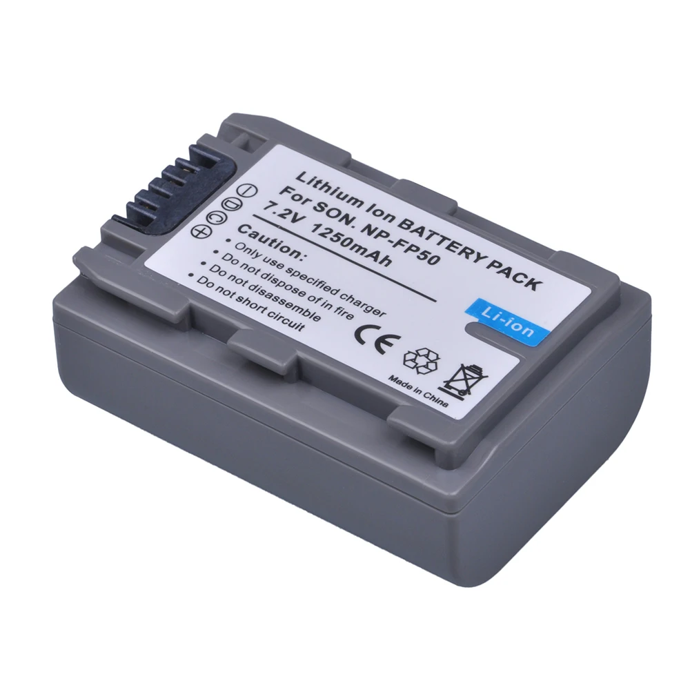 3 шт. 1250 мА/ч NP FP50 FP51 батареи для Sony DCR DVD103 DVD105 HC3 HC16 HC40 SR30 SR40 SR100|Цифровые