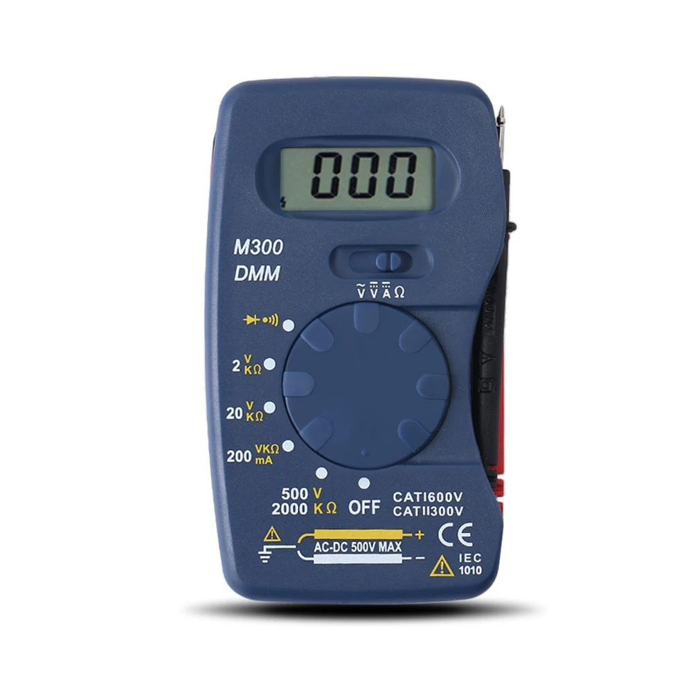 

Mini Digital Multimeter Pocket DMM AC/DC Current Voltage Resistance Multitesters Mini Ammeter Voltmeter Ohm Testers