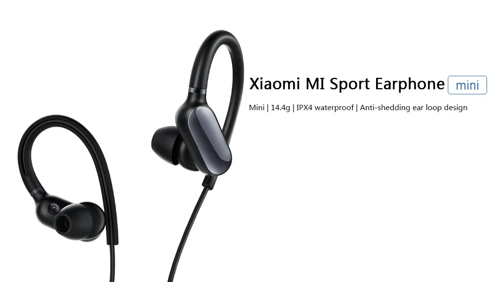 Оригинальные спортивные Bluetooth наушники Xiaomi Мини версия с микрофоном IPX4 водонепроницаемые беспроводные наушники для бега