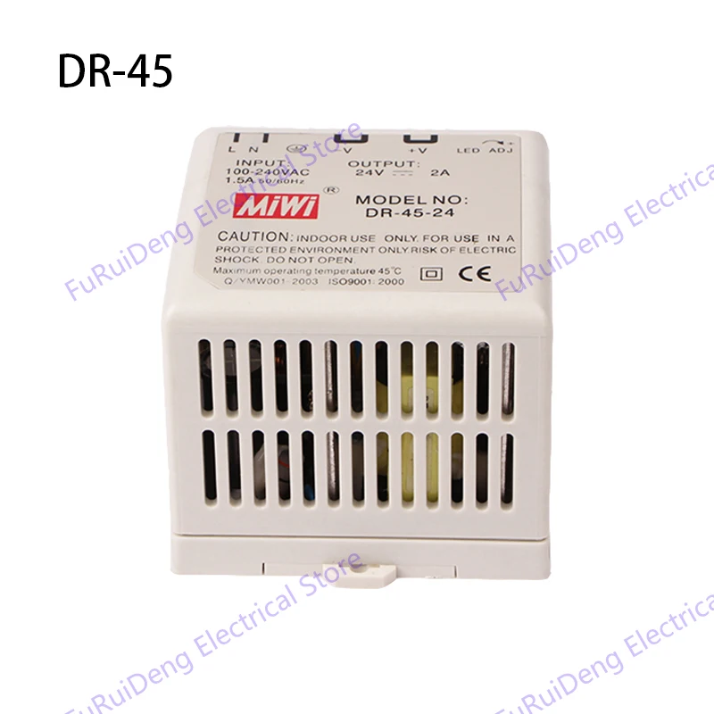 Выход DC5V, 12 V, 15 V, 24V DR блок питания AC DC din-рейка импульсный источник питания 15W 30W 45W 60W100W din-рейка SMPS