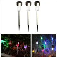 10 шт. светодиодный солнечный свет факела Водонепроницаемый светодиодный s солнечный лампы Открытый Солнечный светодиодный Путь Сад огни двор светильники украшения