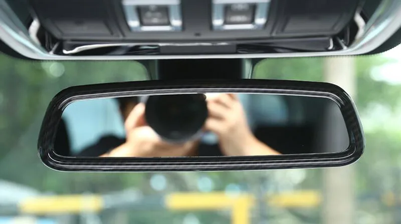 Карбоновая Внутренняя Рамка для зеркала заднего вида из АБС-пластика Land Rover Discovery