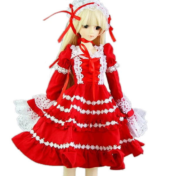 

[wamami] 140# Red Dress/Clothes 1/3 SD BJD Doll Dollfie