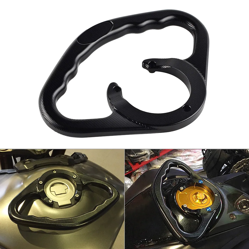 Black Rear Passenger Grab Bar Handle Rail For 2008-2017 Suzuki Hayabusa GSX1300R