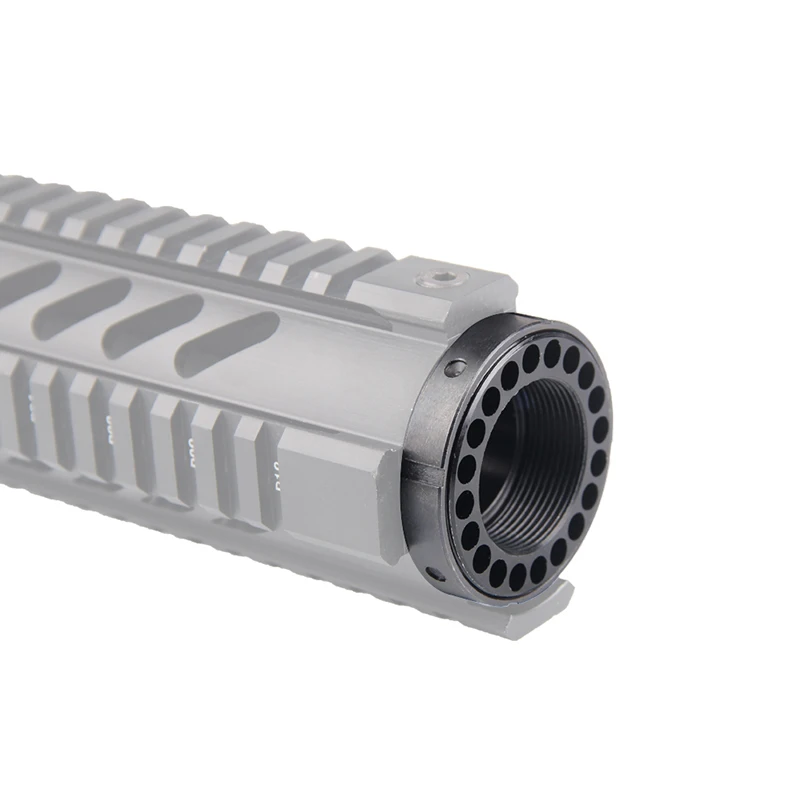 Tactical Standard Barrel Nut with Steel Jam Nut Ring for Free Float Quad Rail .2235.56 Hunting Accessory RL37-0058 (10)