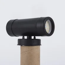 Черный корпус вверх вниз IP65 отель современный светодиодный настенный светильник Открытый 5 Вт настенный светильник