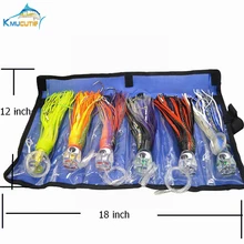 SET of 6 Pusher style Marlin / Tuna Mahi Dolphin Durado Wahoo Trolling Lures. Rigged and bag included tuna an assessment on tuna dolphin interaction