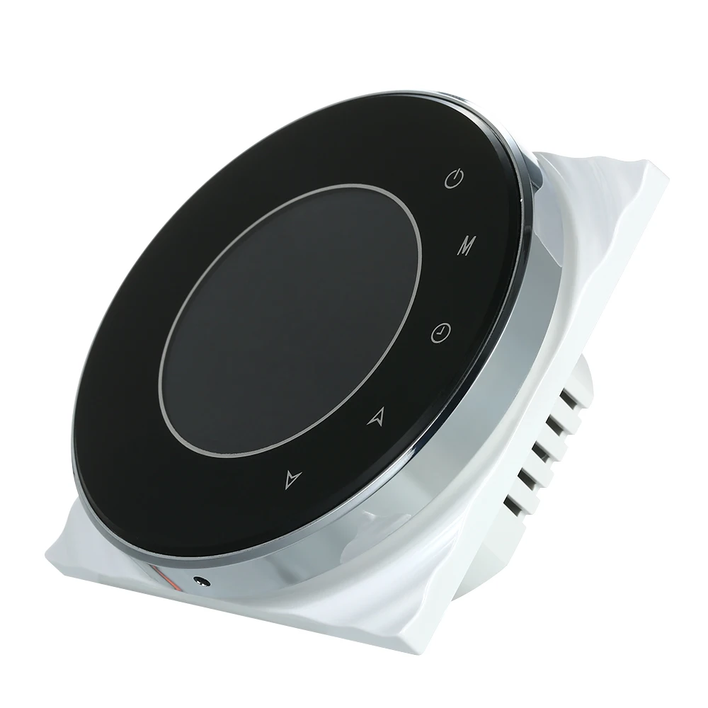Умная система контроля температуры газовый котел нагревательный термостат сухой контакт сенсорный ЖК-дисплей подсветка функция голосового управления