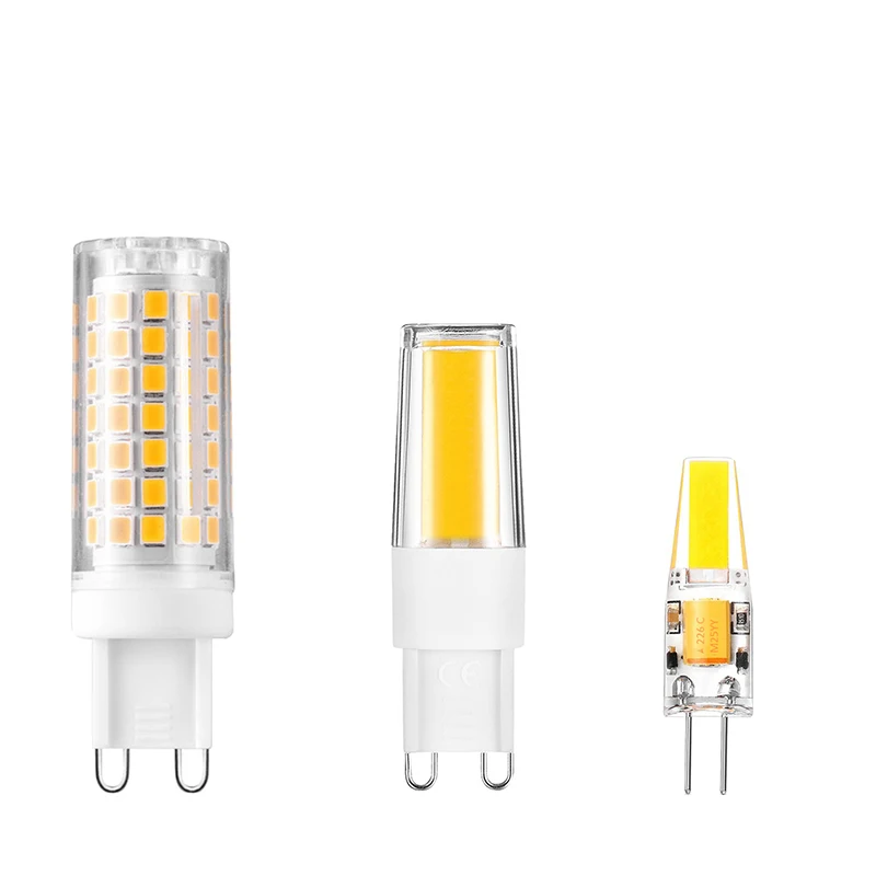 

Lampada LED Lamp G9 G4 220V Bombillas LED Bulb G4 AC DC 12V COB Light Replace 10W 20W 35W 50W Halogen Spotlight Chandelier