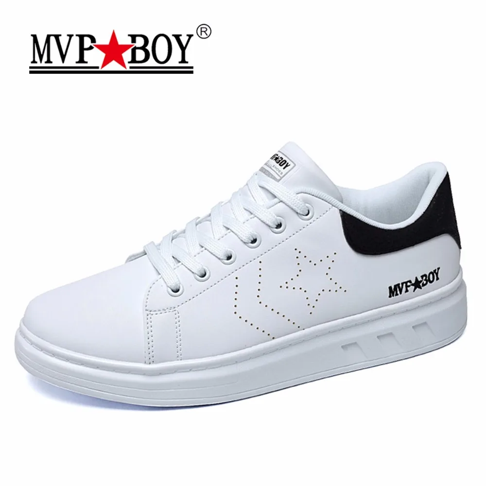 MVP BOY Brand Casual Shoes Men 2017 Spring Comfortable Solid Lace Up Shoes Casual Men Fashion
