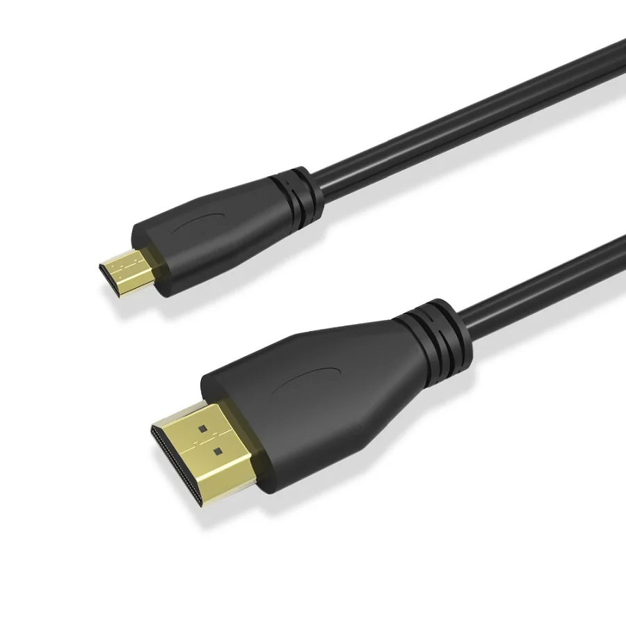 LNYUELEC микро HDMI к HDMI кабель, 1 м 2 м 3 м высокоскоростной HDTV HDMI к Micro HDMI кабель поддерживает Ethernet, 3D, 4 к и возврат звука