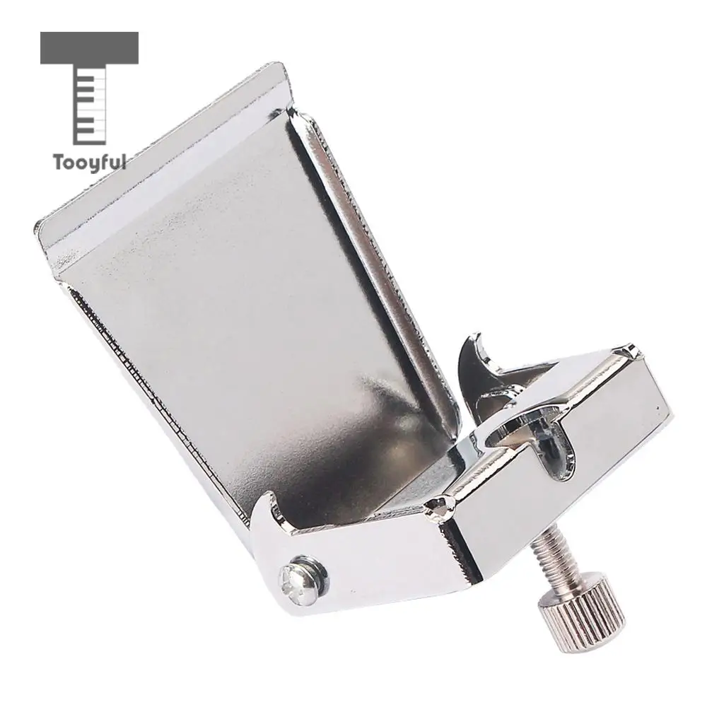 Guitar Chrome Tailpiece with Spring For 4 String Banjo Brridge Plate Accessory Parts