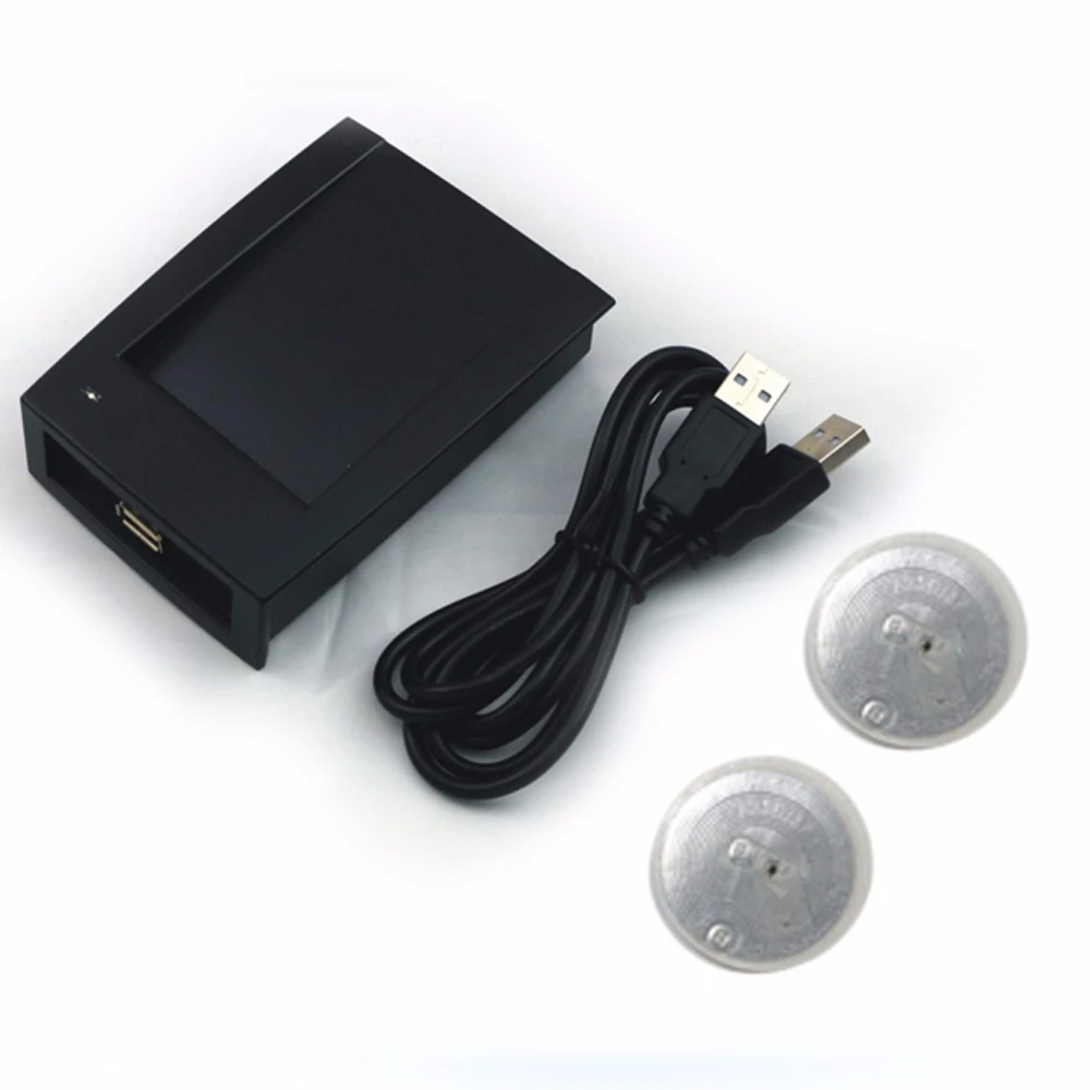 

Free shipping USB port ISO15693 13.56Mhz NFC desktop RFID reader 13.56 MHz HF RFID Reader+ I-code 5 pcs