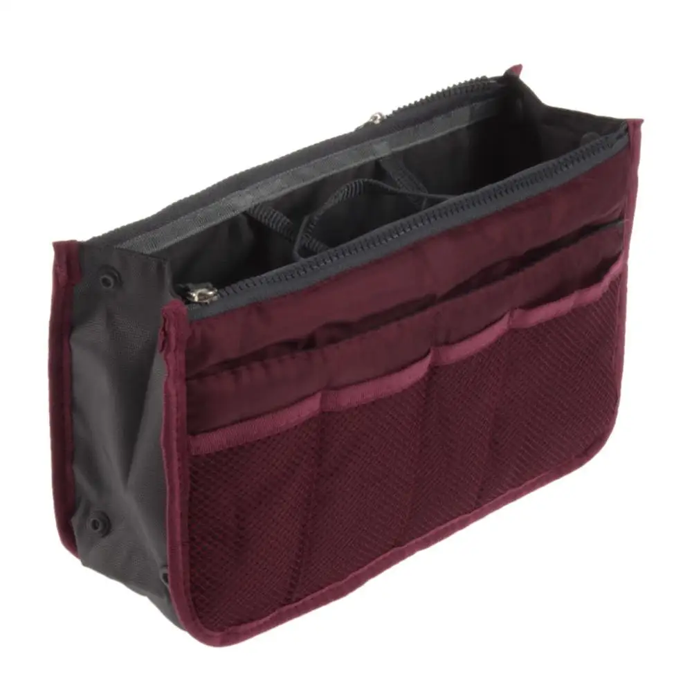 Wine red OUTAD многофункциональный путешествия карманы сумки Сумка для хранения, FADISH Travel Organizer Макияж сумка Сумки для плавания - Цвет: Wine red
