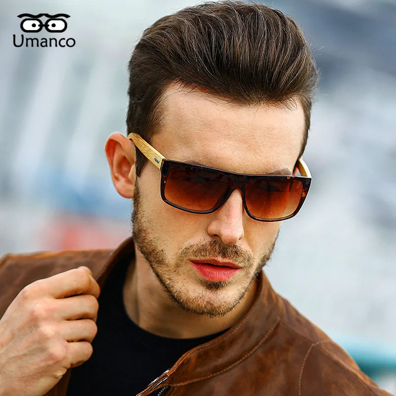 

Umanco Classic Fashion Bamboo Foot Sunglasses Men Women Vintage Wooden Sun Glasses Male Driving Goggles Personality Eyewear Gift