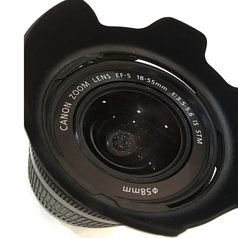 EW-60C EW60C бленда для объектива в форме цветка для Canon EF 18-55 мм 28-90 мм 28-80 мм