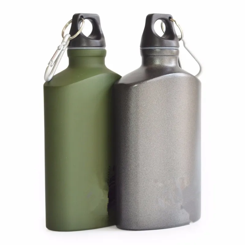 Военной столовой овальные чайник петли крышки узкий MouthOutdoor Спортивная бутылка