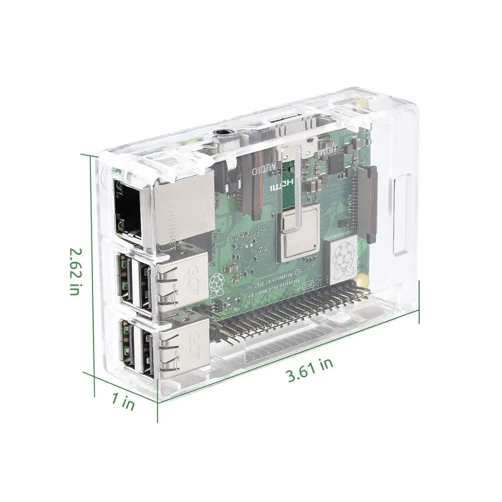 Raspberry Pi 3 Model B чехол с охлаждающим вентилятором для Raspberry Pi 3 Model B+, Pi 3 B, Pi 2