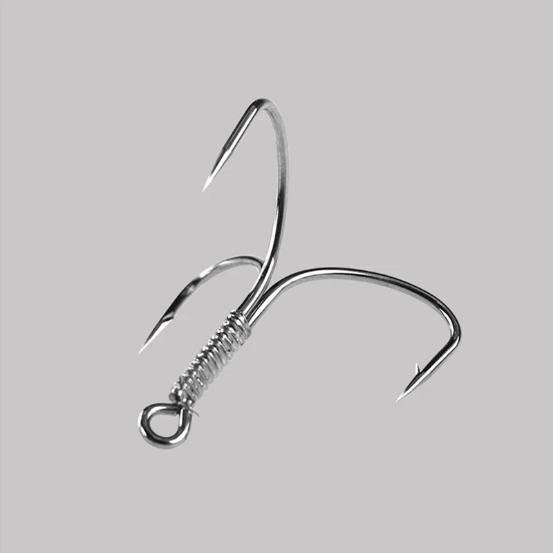 Buy 5pcs. Carbon Steel Treble Fishing Hooks Black