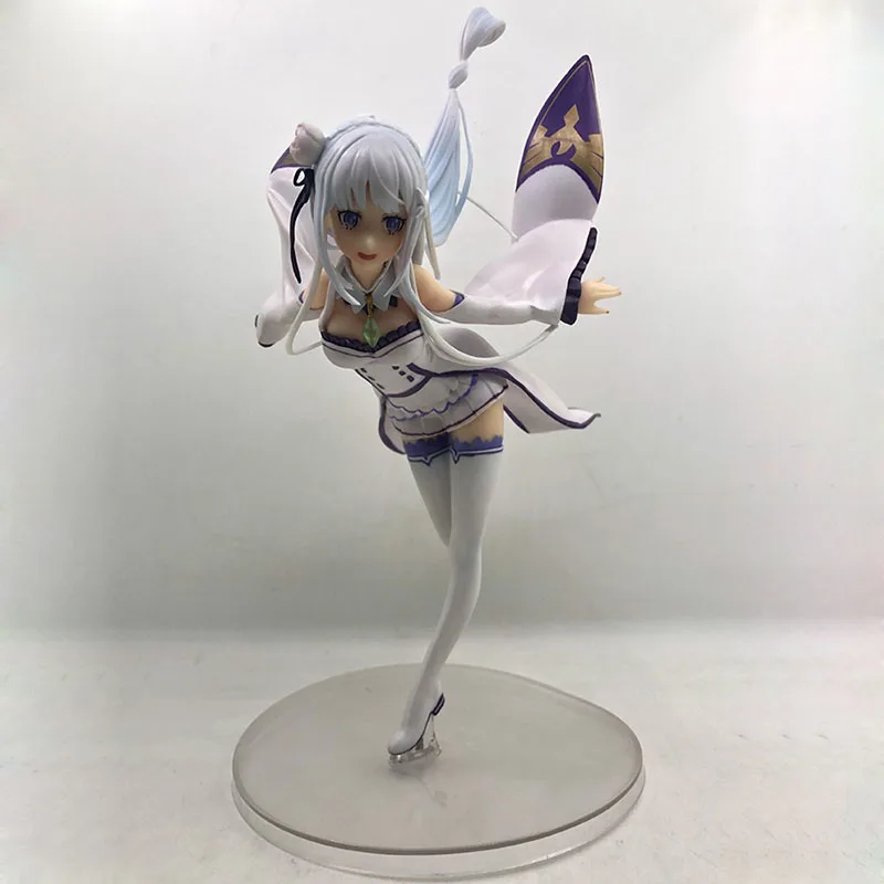 Экшн фигурка Re: Life In A Different World от Zero Emilia 1/7 масштабе окрашенная из ПВХ игрушка