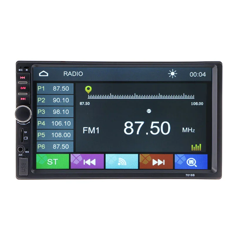 Автомобильный мультимедийный видео плеер 2 Din Bluetooth Стерео FM радио MP4 MP5 Аудио