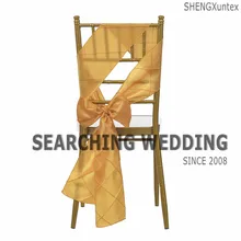 Chiavari стул тафты Pintuck стул створки \ стул лук для украшения свадьбы