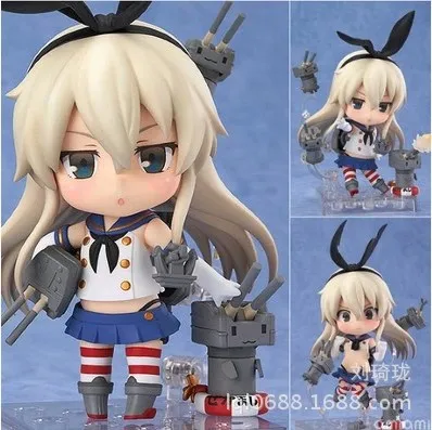 

Nendoroid Kantai Collection Shimakaze #371 Action Figures Anime PVC brinquedos Collection Model toys with retail box