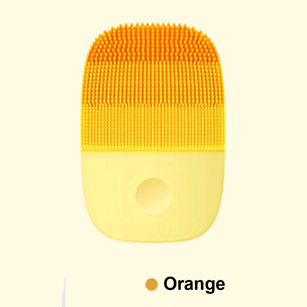 Умный inFace Очищающий Инструмент глубокое очищение Sonic beauty прибор для ухода за лицом очищающий уход за кожей лица массажер - Цвет: Оранжевый