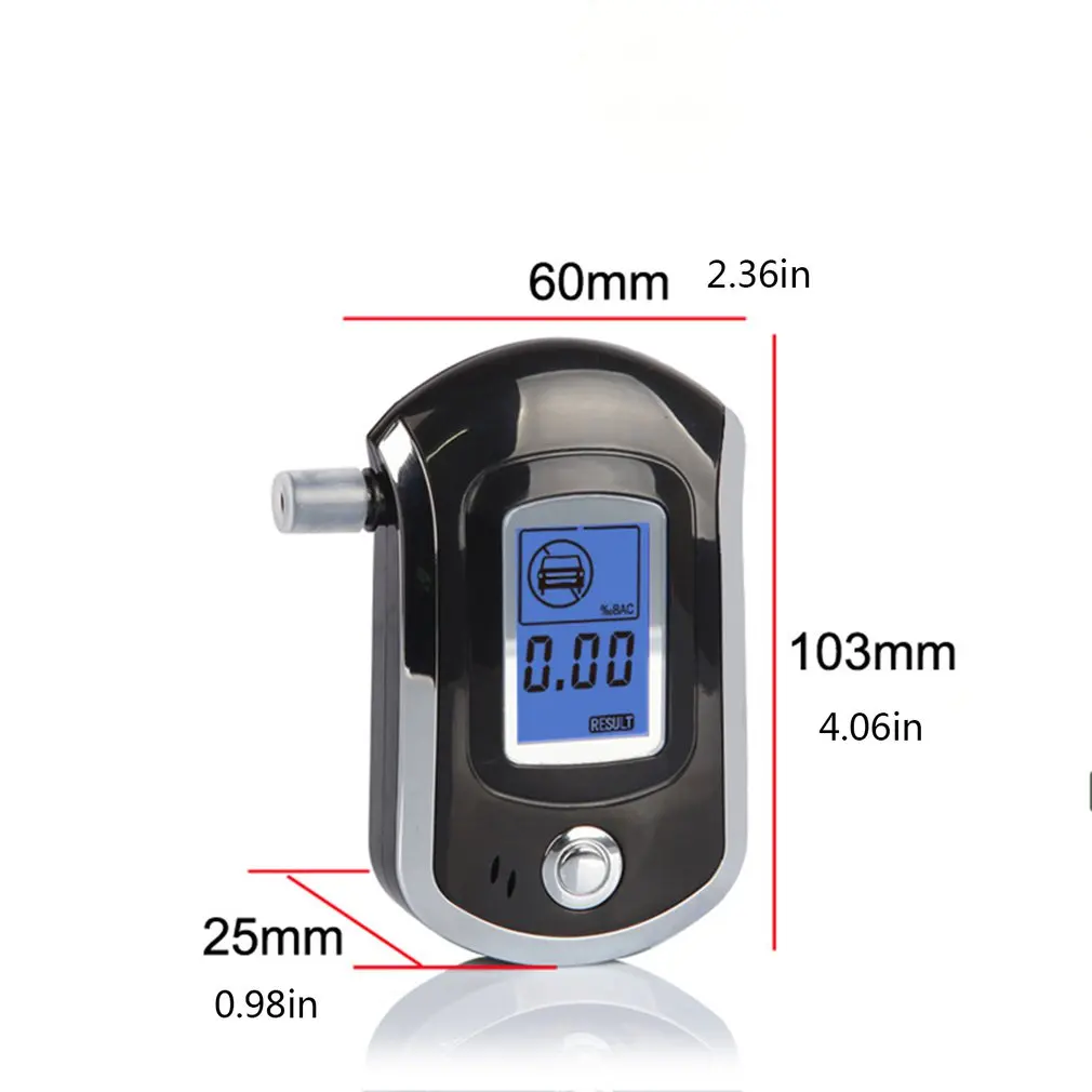 Тестер спирта для дыхания, тестер для вождения, Многофункциональный тестер для алкоголя, прочные тестеры для алкоголя