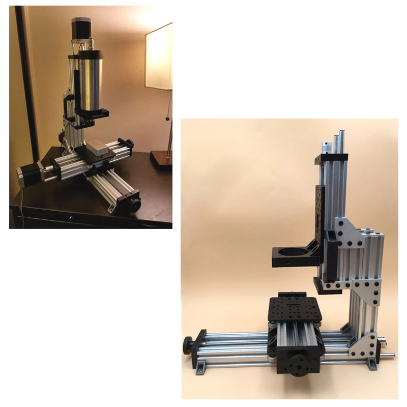 MiniMill станок с ЧПУ механический комплект 3 оси Настольный MiniMill CNC Комплект с 175 унций* в Nema 23 шаговые двигатели