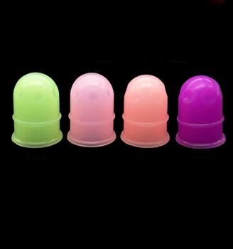 

4 pcs child acupuncture massage scraping jar thickened silicone vaccuum cups