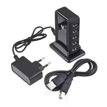 

Multi-Function 5-Port USB Charger Vertical Hub USB Charging Station Base Universal Mobile Phone Desktop Home Wall Charger Plug