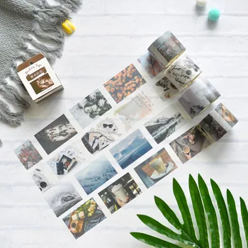 

Vintage Landscape Painting Washi Tape Japanese Paper DIY Planner Masking Tape Adhesive Tapes Stickers Decorative Stationery Tape