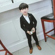 Children’s suit boy wedding dress in the children’s solid color suit children’s clothing gentleman suit suit 2019 spring new