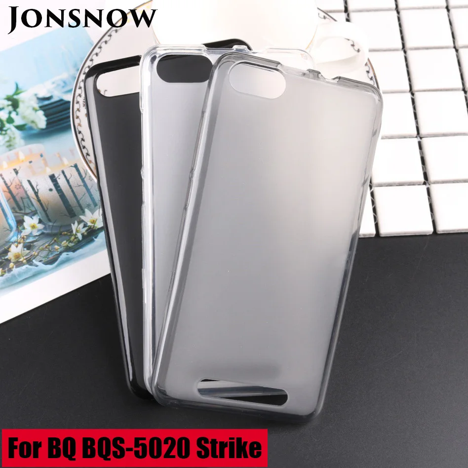 KOC3514_1_JONSNOW Soft Case for BQ Strike BQS-5020 Pudding Anti Skid Skin Gel Transparent Phone Back Protective Cover for BQS 5020