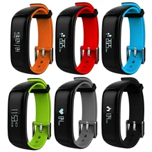 P1 SmartBand Часы Приборы для измерения артериального давления Bluetooth Smart Браслет сердечного ритма Мониторы смарт-браслет Фитнес для Android IOS Телефон