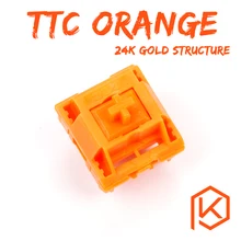 ТТК переключатель 3pin smd orange переключатели с покрытыем цвета чистого 24 каратного структуры для изготовленный на заказ механический терморегулятор клавиатура xd64 xd60 eepw84 gh60 tada68 rs96 87 104 108