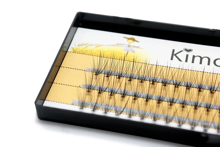 Kimcci Модные 60 шт. профессиональный макияж индивидуальные Кластерные ресницы для глаз прививка Поддельные Накладные ресницы 10D норковые ресницы для наращивания