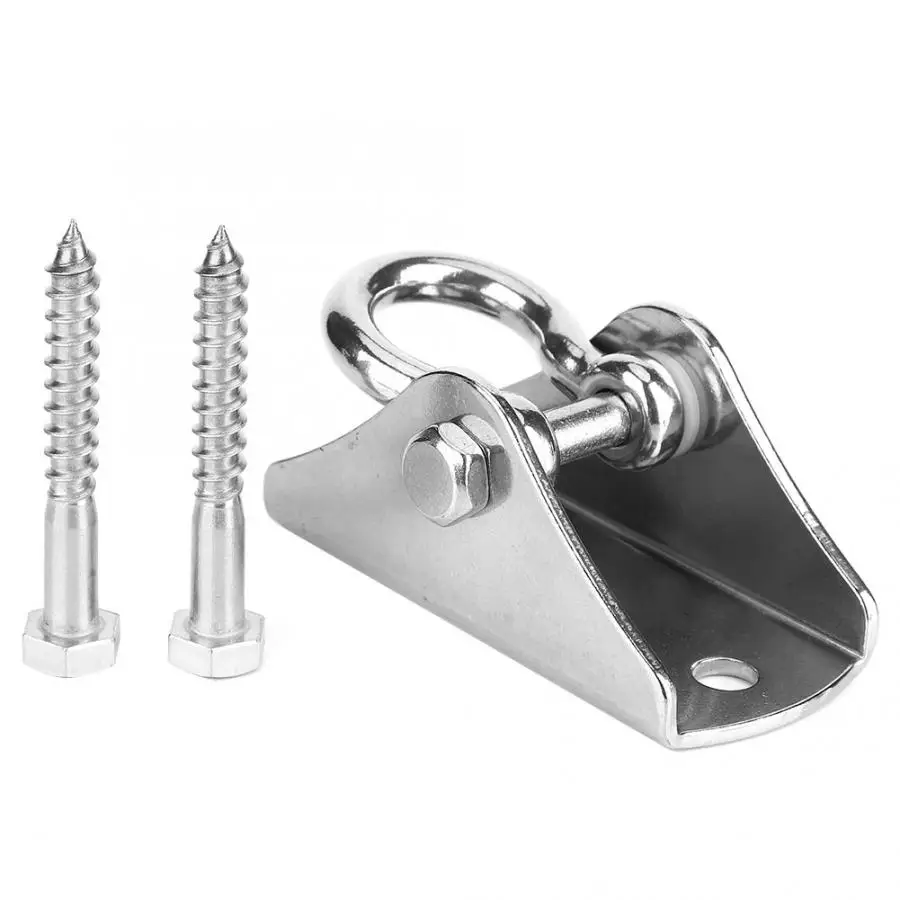 

1 Set Yoga Hammock Buckle Stainless Steel Yoga Swing Hammock Mount Fixing Aerial Swing Hangers Fitness Accessories
