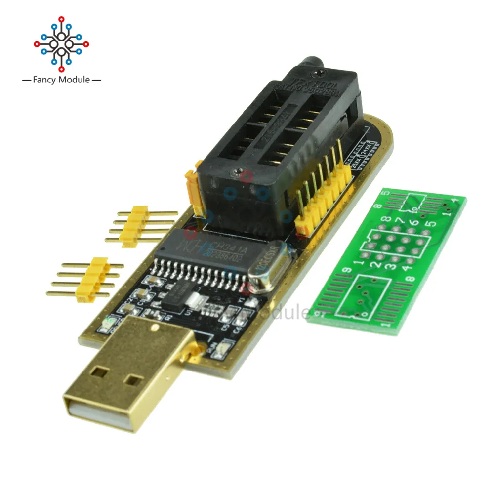 

CH341A 24 25 Series EEPROM Flash BIOS USB Programmer with Software & Driver