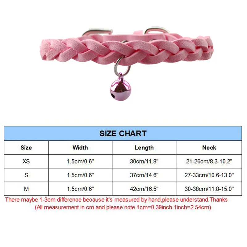 1.5cm Width Adjustable Cat Collar With Bells Personalized Puppy Dog Collar Leash For Chihuahua Teddy Pet Accessories collar gato 1.5cm Width Adjustable Cat Collar With Bells Personalized Puppy Dog Collar Leash For Chihuahua Teddy Pet Accessories collar gato