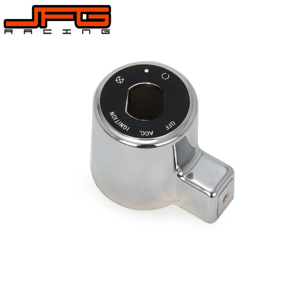 Chrome Ignition Control Switch Cover Cap For Harley Sportster XL883